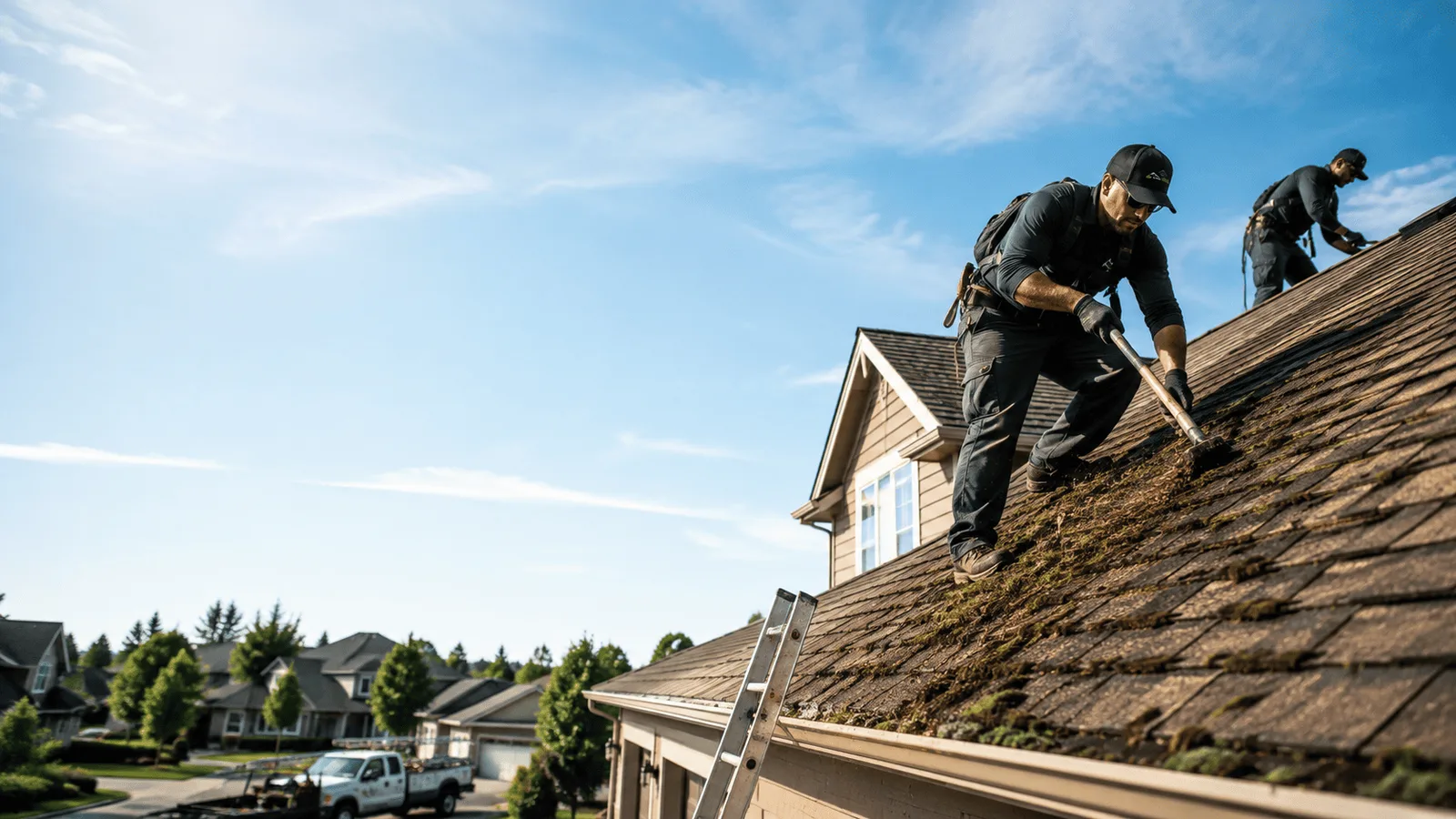 Roof Moss Removal in White Cottage, OH near me